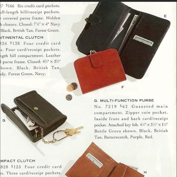 Coach wallet brown vintage leather - Picture 7 of 7